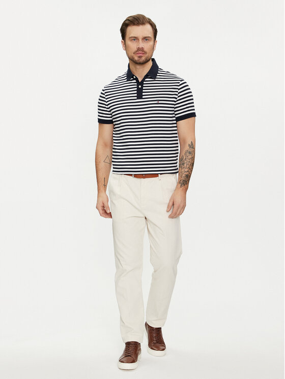 Tommy Hilfiger Tommy Hilfiger Polokošeľa 1985 MW0MW17770 Tmavomodrá Regular Fit