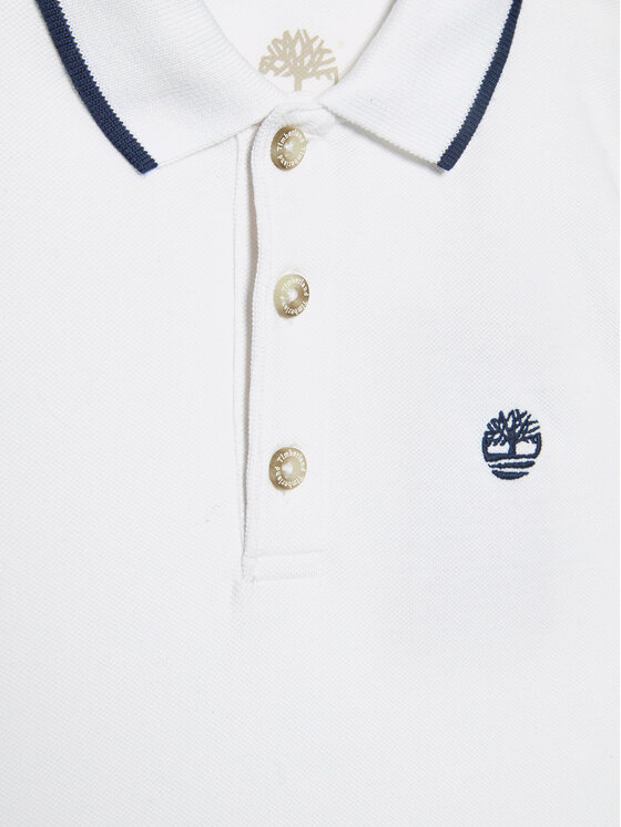 Timberland Timberland Polo T25P21 S Λευκό Regular Fit