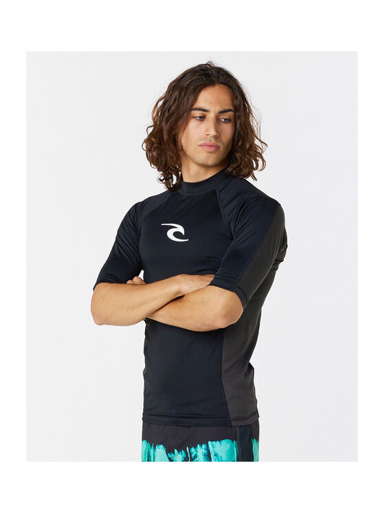 Rip Curl Rip Curl Koszulka do pływania Waves Upf Perf S/S Czarny