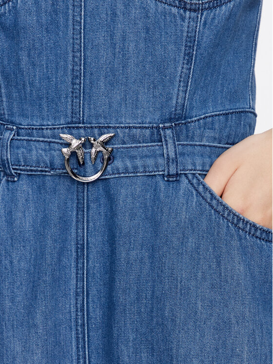 PINKO Pinko Jeans haljina Attaccante PE 23 PDEN 100700 A0ML Plava Regular Fit