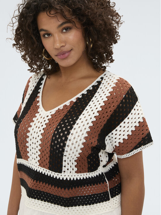 Fiorella Rubino Fiorella Rubino Maglione M560L008533N0S1 Bianco Regular Fit