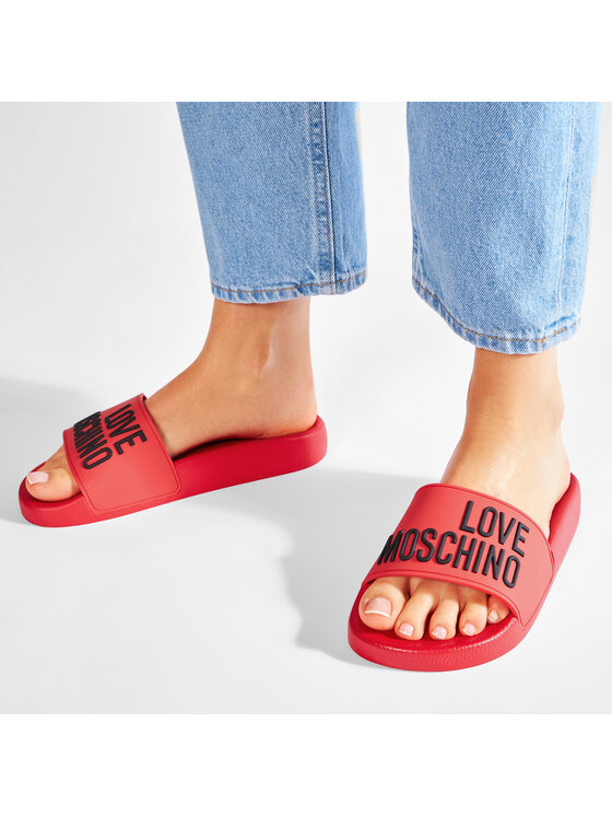LOVE MOSCHINO Pantoletten JA28052G1CI14500 Rot | Modivo.de 