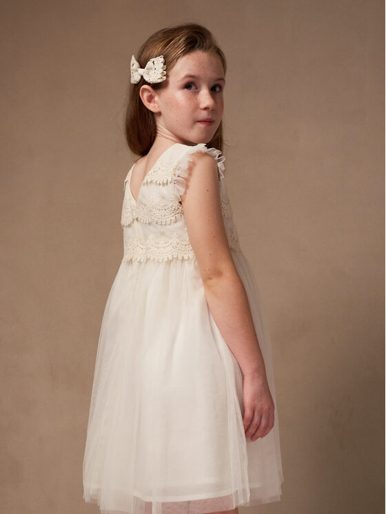 minimi minimi Sukienka elegancka C10 Écru Regular Fit