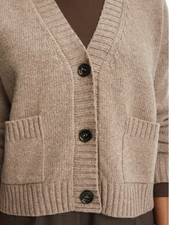 Weekend Max Mara Weekend Max Mara Pletena jopica Filmato 2625346102 Rjava Regular Fit