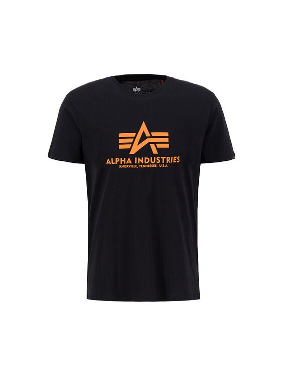 Alpha Industries Alpha Industries T-Shirt AI.100501NP-477-M Czarny Basic Fit