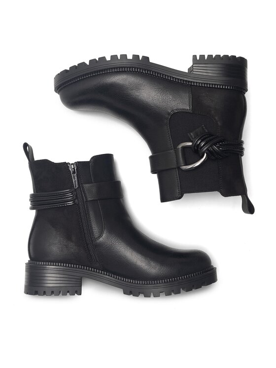 Clara Barson Clara Barson Μποτάκια FEZZIK WS5600-14 Μαύρο
