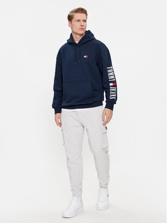 Tommy Jeans Tommy Jeans Pulóver Archive DM0DM18494 Sötétkék Relaxed Fit