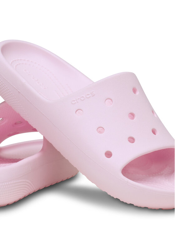 Crocs Crocs Şlapi Classic Slide v2 209401 Roz