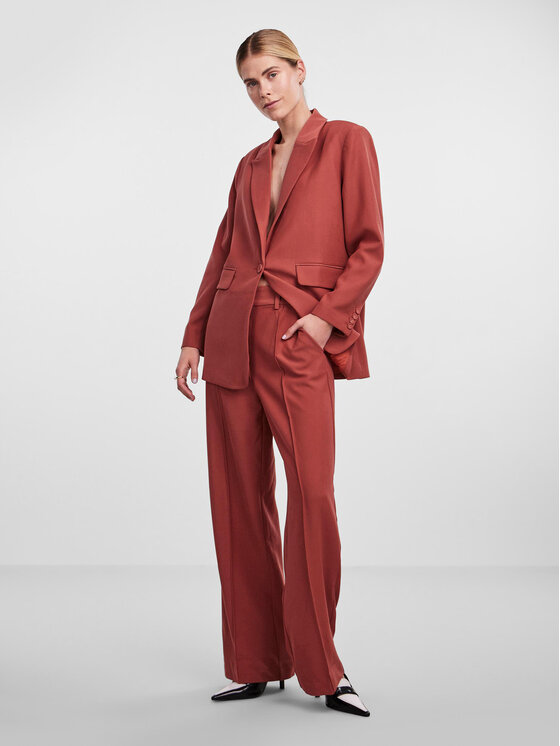 YAS YAS Σακάκι 26030762 Καφέ Regular Fit