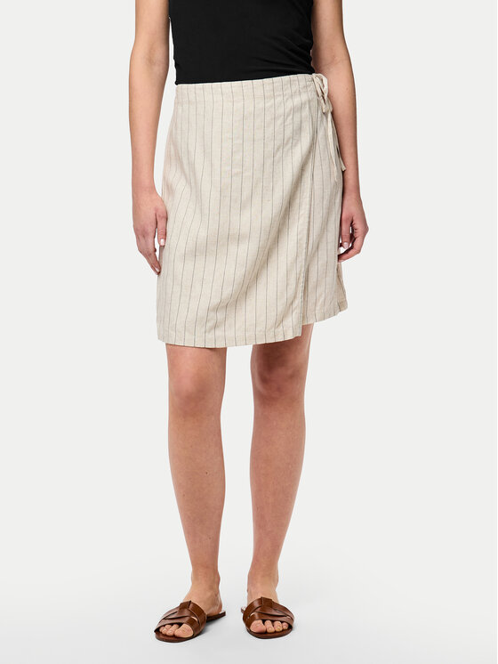 Pieces Pieces Minigonna Pia 17151891 Beige Regular Fit