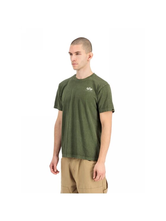 Alpha Industries Alpha Industries T-Shirt AI.258508 Zielony Regular Fit