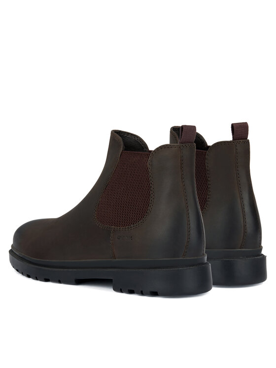 Geox Geox Kotníková obuv s elastickým prvkem U Andalo U16DDA 00045 C0720 Hnědá