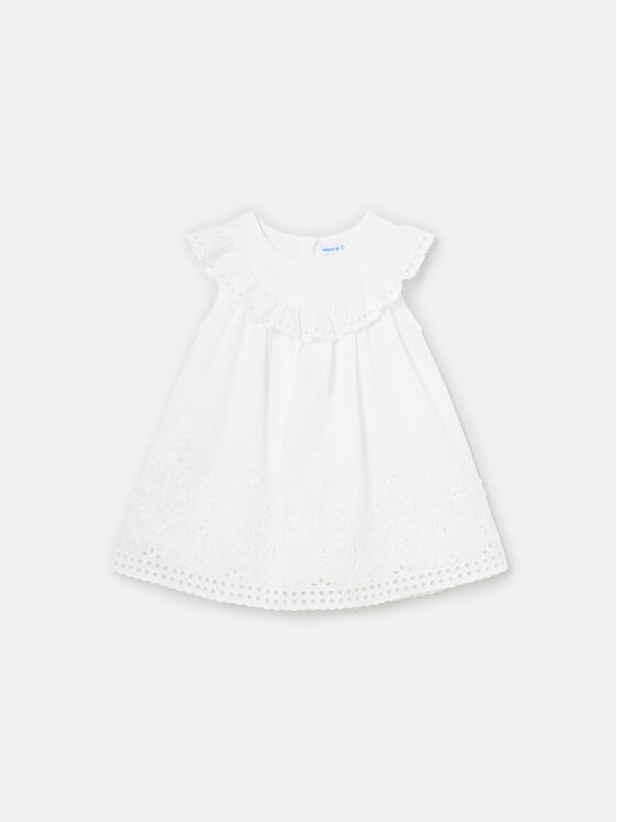 Mayoral Mayoral Sommerkleid 1915 Weiß Regular Fit