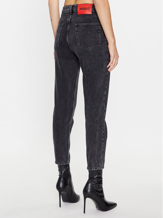 HUGO Hugo Džinsai 50492764 Pilka Mom Fit