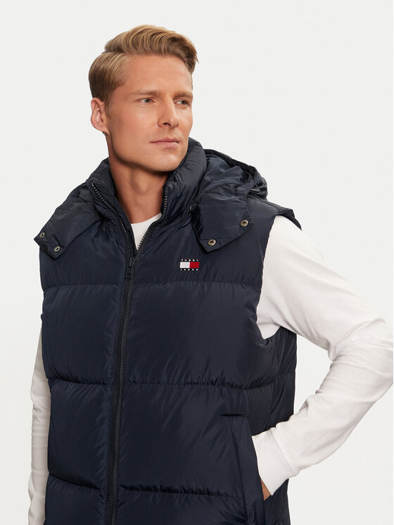 Tommy Jeans Tommy Jeans Bezrękawnik Alaska DM0DM19538 Granatowy Regular Fit