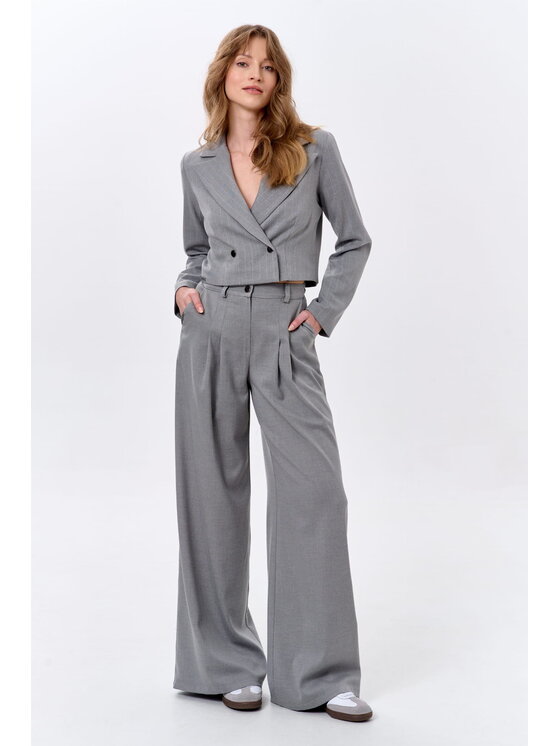blue shadow blue shadow Marynarka Lagos Szary Regular Fit