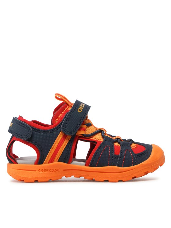 Sandali Geox J Vaniett Boy A - Sintetico, Suola Gomma, Chiusura A Tracolla, Per Bambini - Foto 7