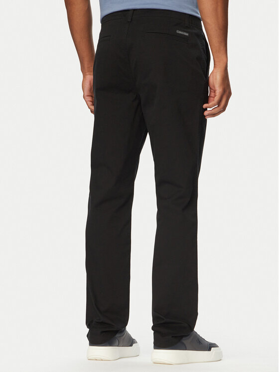 Calvin Klein Jeans Calvin Klein Jeans Текстилни панталони LV04RF618G Черен Slim Fit