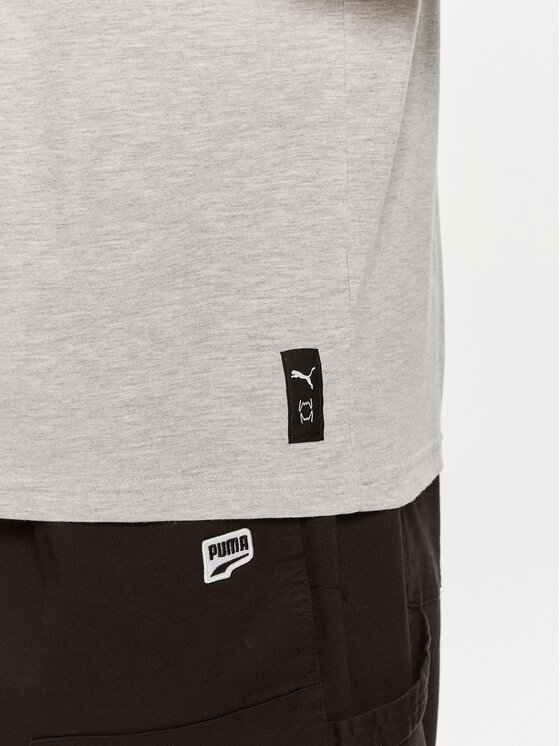 Puma Puma Тишърт TSA 624819 Сив Regular Fit
