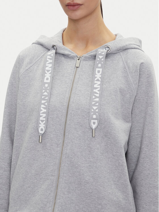 DKNY Sport DKNY Sport Bluza DP5J9510 Szary Relaxed Fit