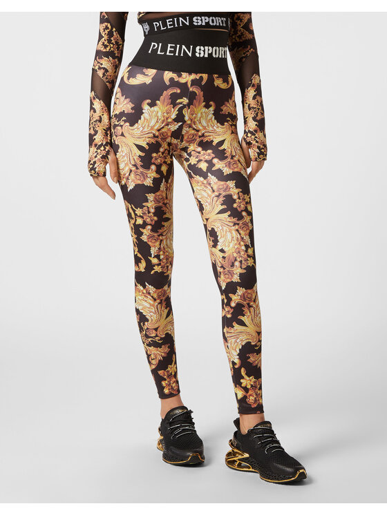 Plein Sport Plein Sport Legginsy 21537 Czarny Active Fit
