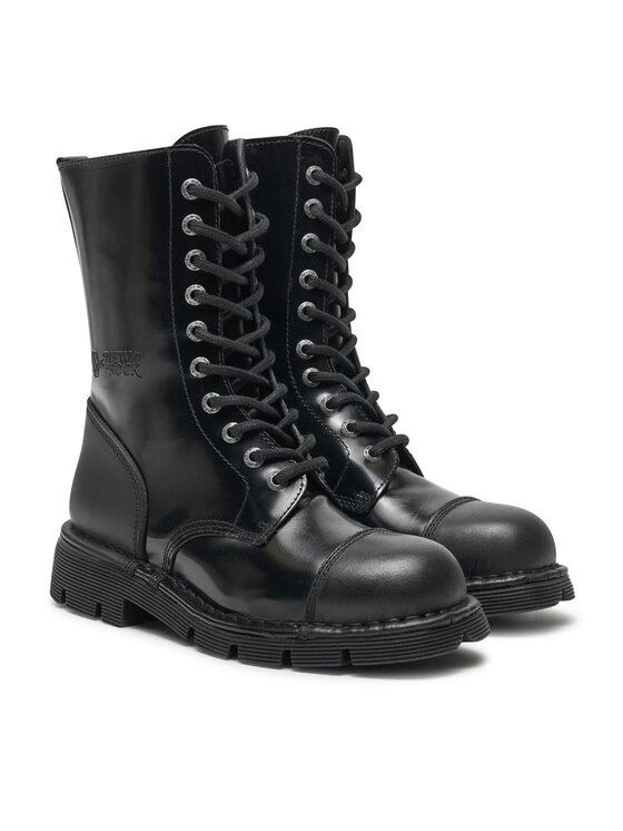 NEW ROCK NEW ROCK Αρβύλες M-NEWMILI10-S1 Μαύρο