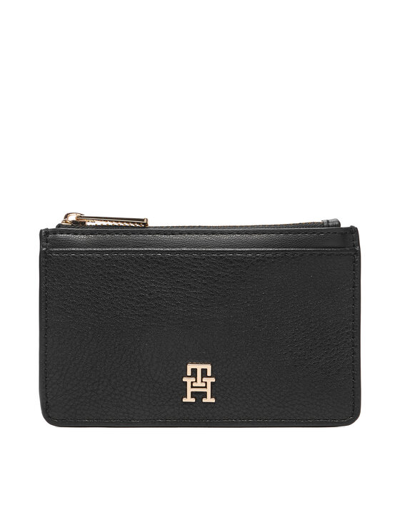 Tommy Hilfiger Portofel Th Icon Long Cc Holder AW0AW18867 Negru