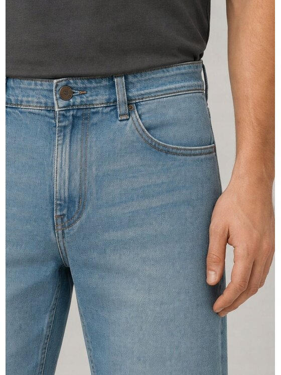 Wrangler Wrangler Szorty jeansowe Frontier Short Niebieski Basic Fit