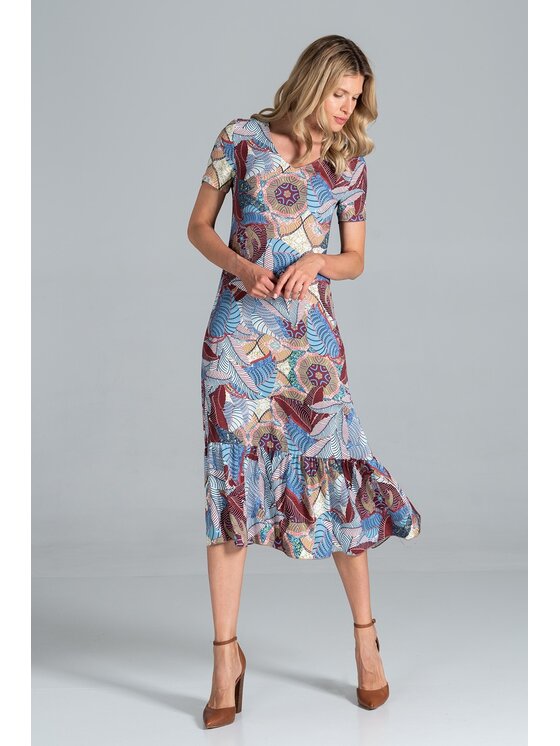 FIGL FIGL Šaty M827 Farebná Regular Fit