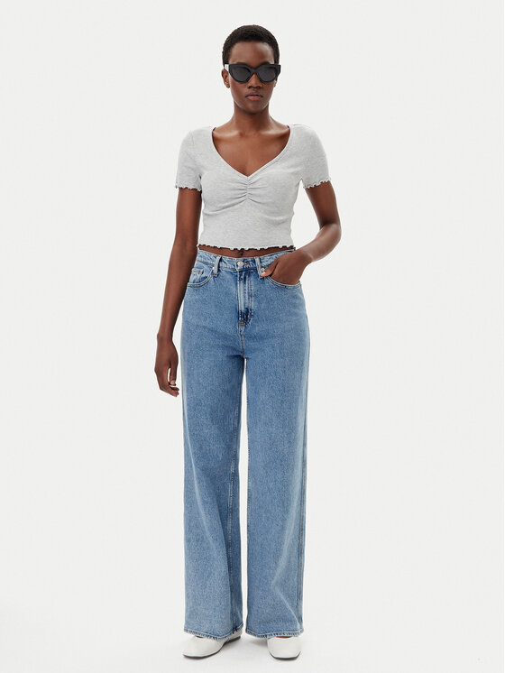 ONLY ONLY Majica Betty 15311919 Siva Regular Fit