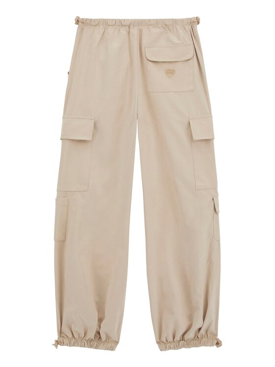 Guess Guess Spodnie cargo PANTALONI CARGO Beżowy Cargo Fit