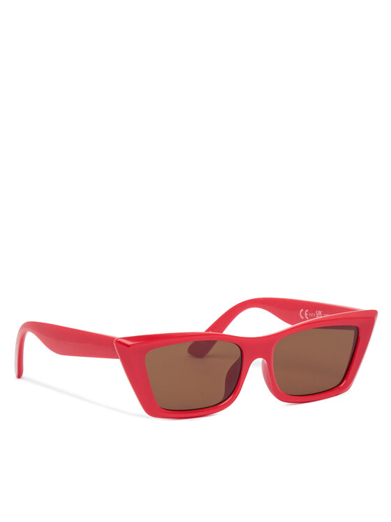 Ochelari de soare Pieces Pctrine Sunglass Box 175942 Roșu