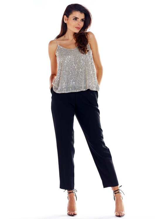 Awama Awama Blusa A353 Beige Basic Fit