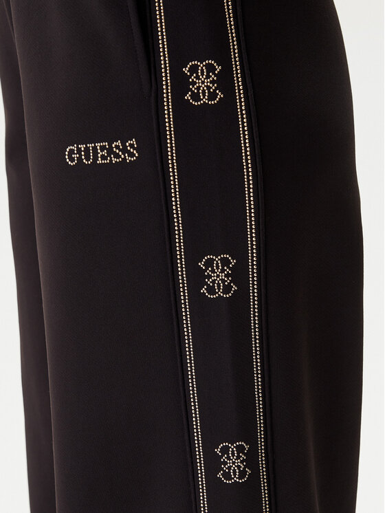 Guess Guess Teplákové nohavice V5BB12 KCX22 Čierna Wide Leg