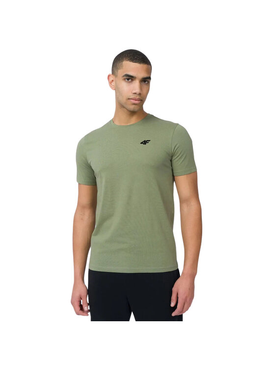 4F 4F Tričko 4FWSS25TTSHM3094-90S Farebná Regular Fit