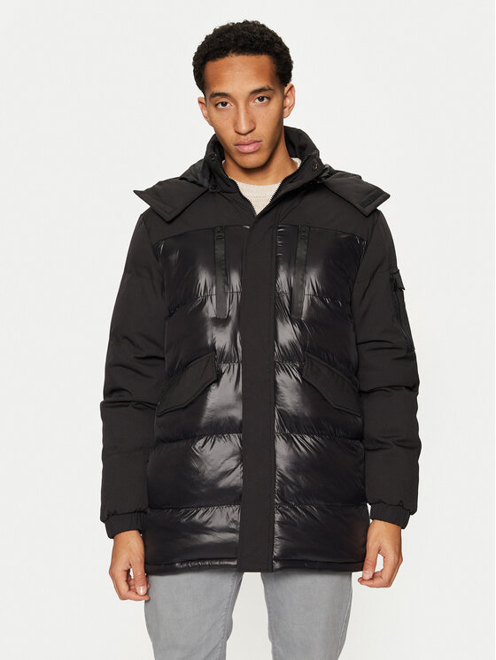 Brave Soul Brave Soul Зимно яке MJK-COURTS Черен Regular Fit