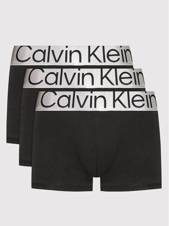 Calvin Klein Underwear Set 3 perechi de boxeri 000NB3074A Negru