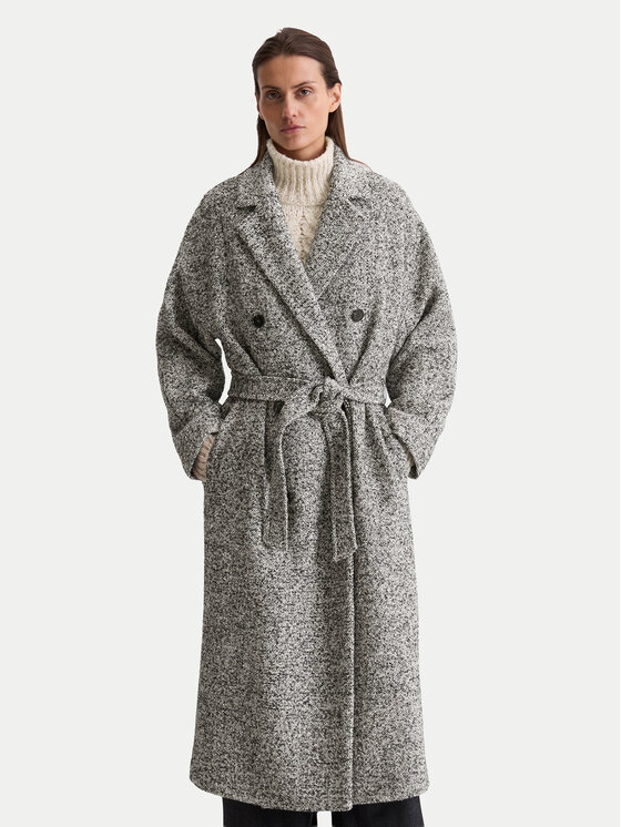 Marc O'Polo Płaszcz przejściowy 509 0176 71133 Szary Relaxed Fit