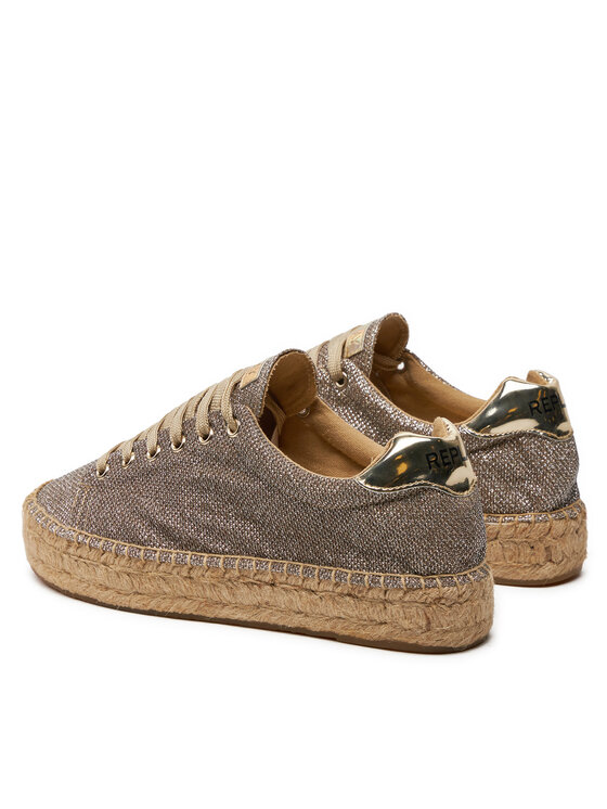 REPLAY Replay Espadryle GWF22 .000.C0024S Złoty