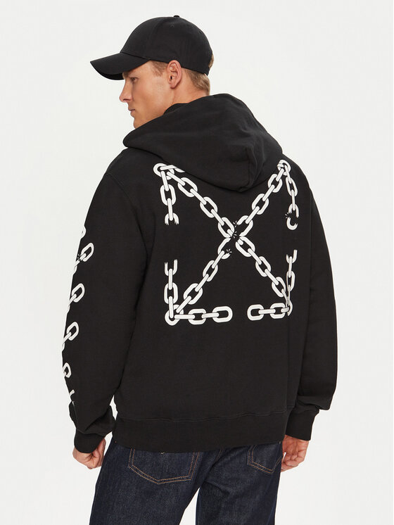 Off-White Off-White Μπλούζα OMBE013F22FLE0061001 Μαύρο Regular Fit