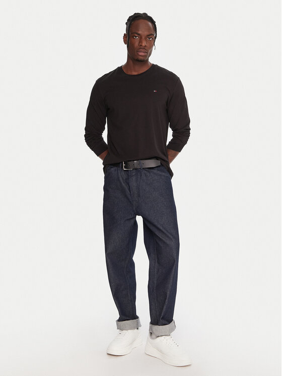 Tommy Jeans Tommy Jeans Комплект 2 блузи с дълъг ръкав DM0DM22148 Тъмносин Slim Fit