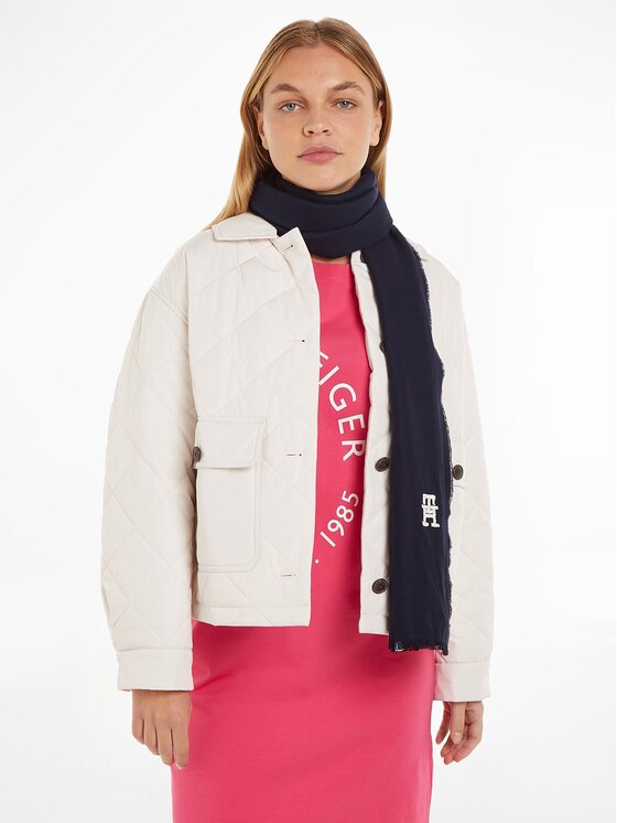 Tommy Hilfiger Tommy Hilfiger Sál Th Femmine Scarf AW0AW14927 Sötétkék