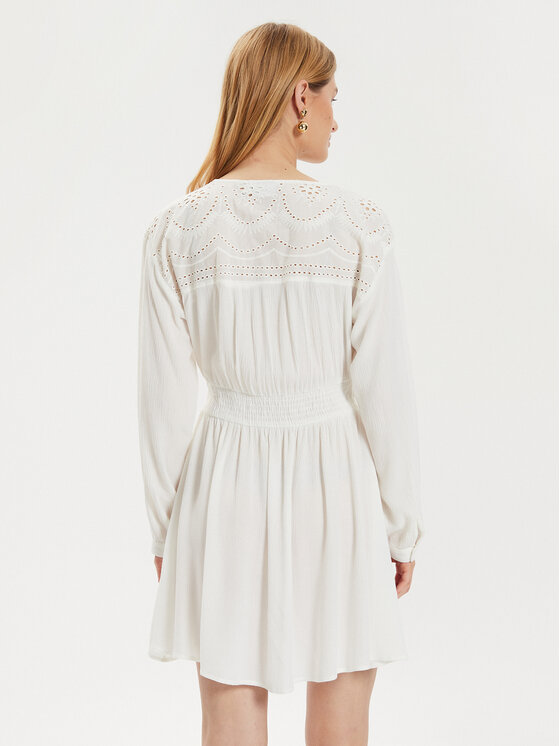 Vila Vila Rochie de vară Mesa 14092006 Écru Loose Fit