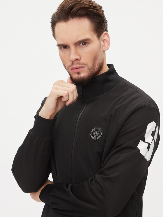 Plein Sport Plein Sport Trenirka Jogging Tracksuit: Top/Trousers AACC MJJ0606 SJO002N Črna Regular Fit
