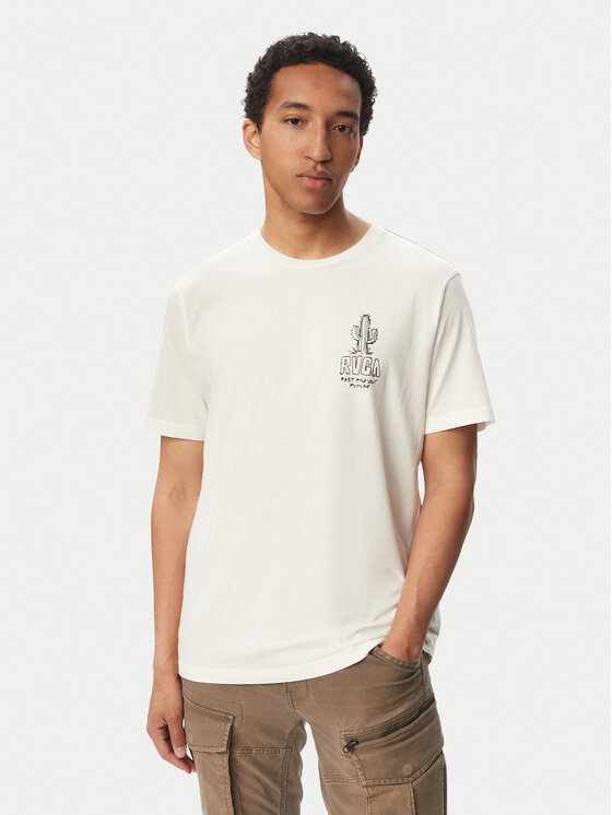 RVCA RVCA T-shirt Deth Valley 23A351532 Bianco Regular Fit
