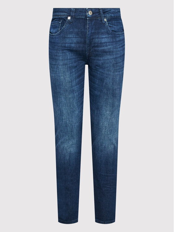 Selected Homme Selected Homme Jeansy Leon 16083063 Granatowy Slim Fit