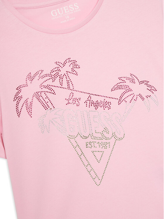 Guess Guess Tricou J5GI32 K8HM4 Roz Regular Fit