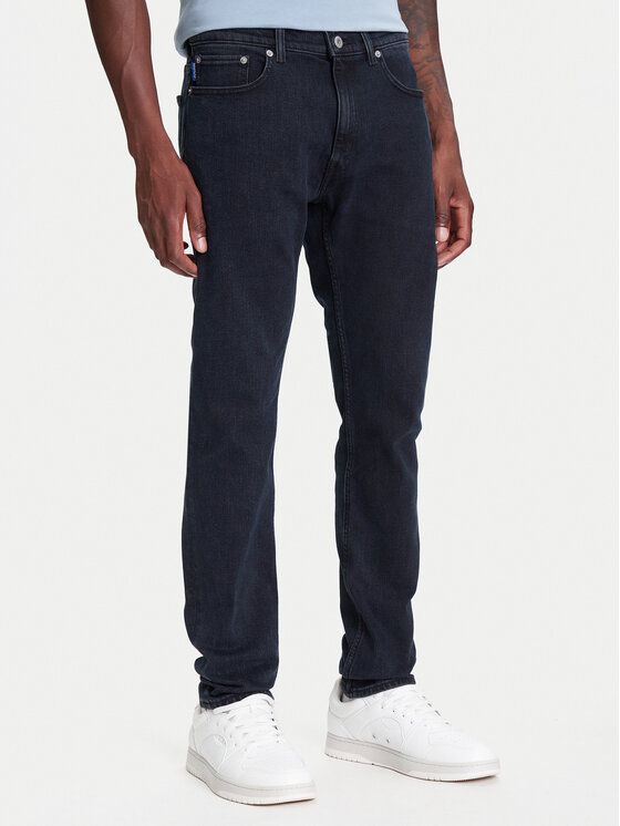 HUGO HUGO Jeansy Zane 50541548 Tmavomodrá Extra Slim Fit