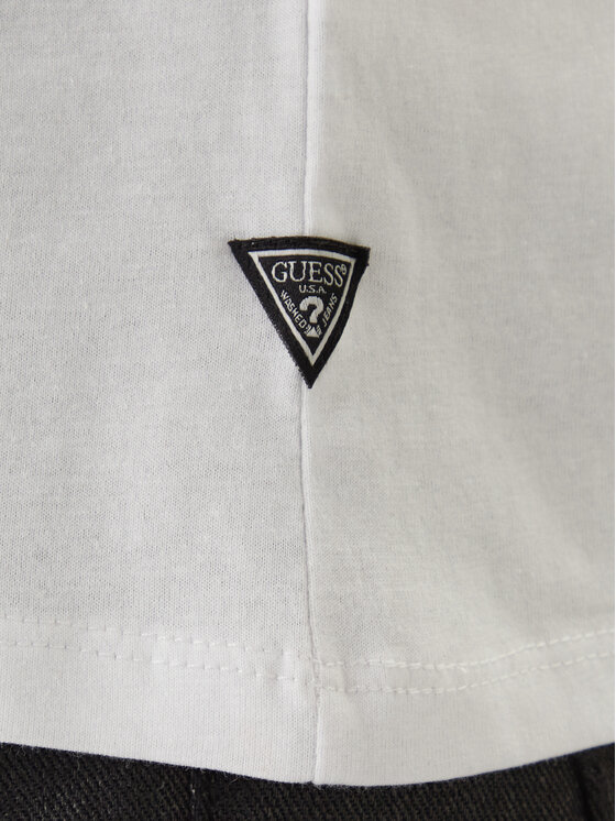 Guess Guess T-krekls M6RI01 I3Z14 Balts Regular Fit