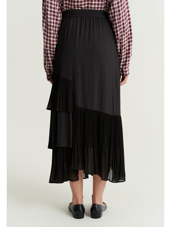 TATUUM TATUUM Spódnica midi FALBI Brązowy Flare Fit